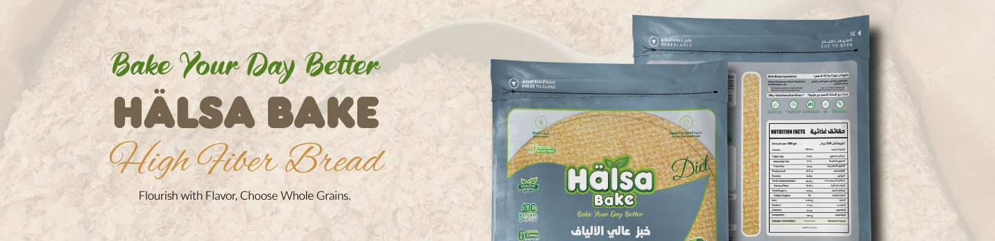 Halsa Bake High Fiber Healthy Bread Banner